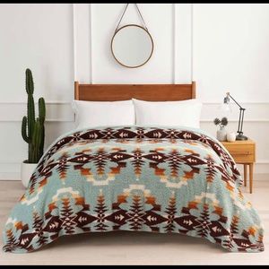 LAST ONE❗️Pendleton Sherpa Fleece Blanket sz King